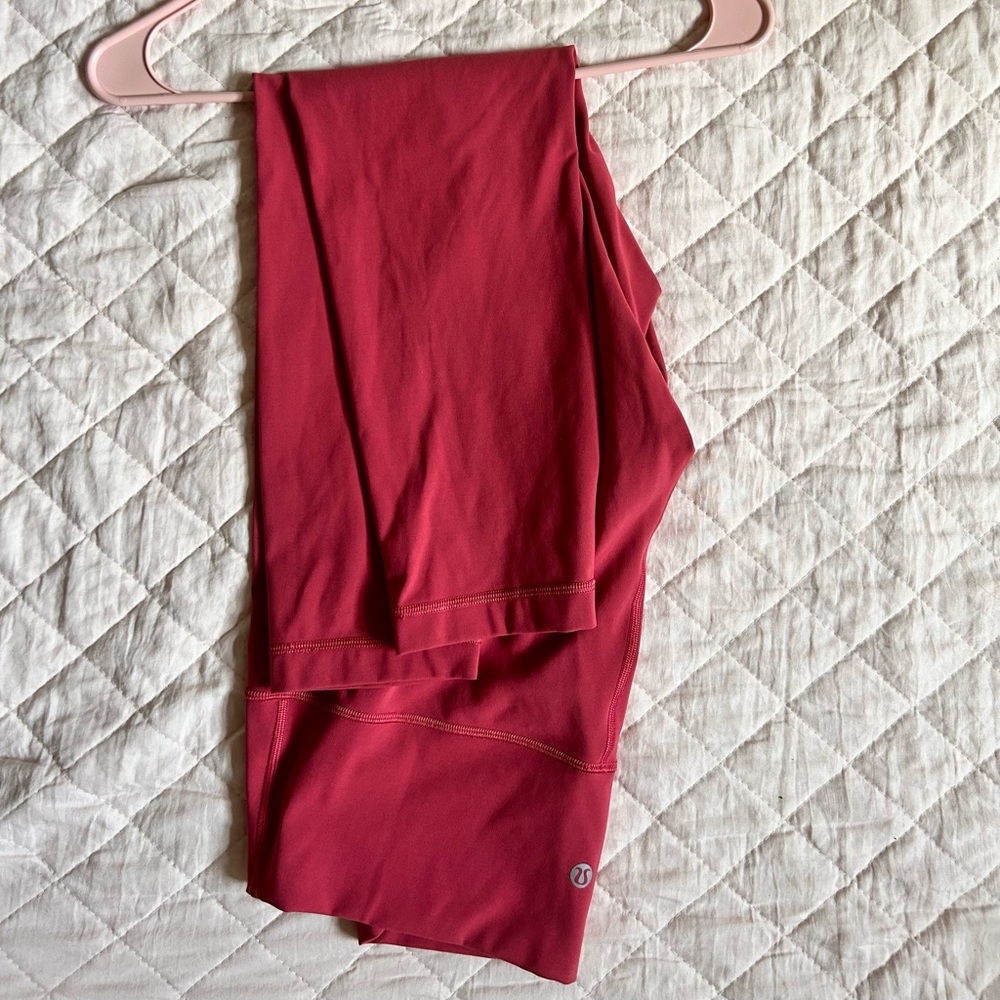 Dark pink lululemon leggings